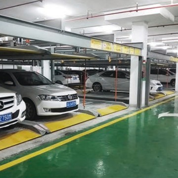 Two-Story Lifting And Sliding Stereo Garage